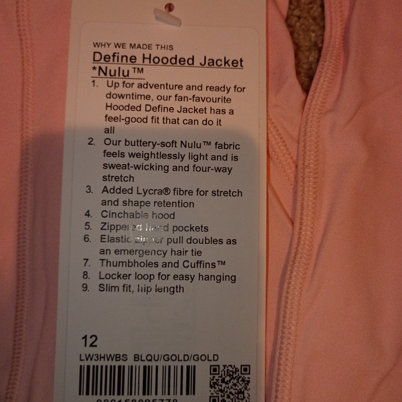 Lululemon Define Hooded Jacket *Nulu - Picture 2 of 2